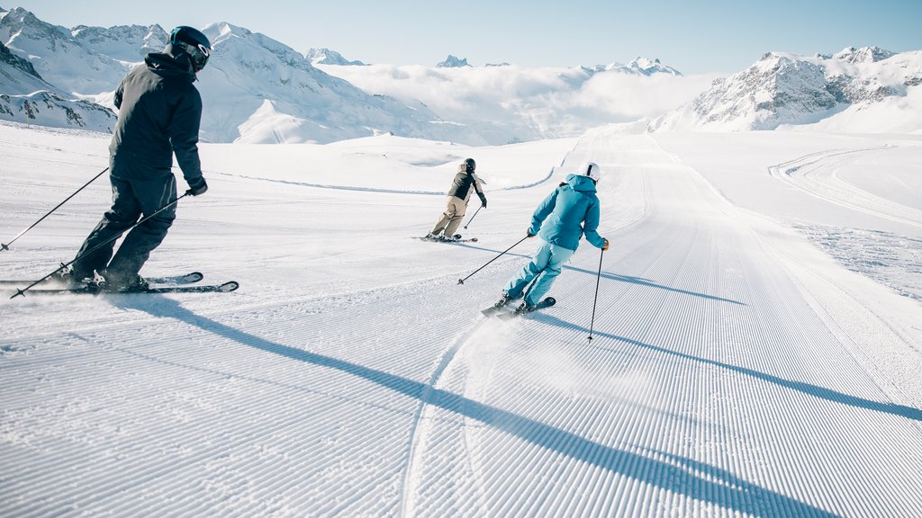 Skifahren in Lech