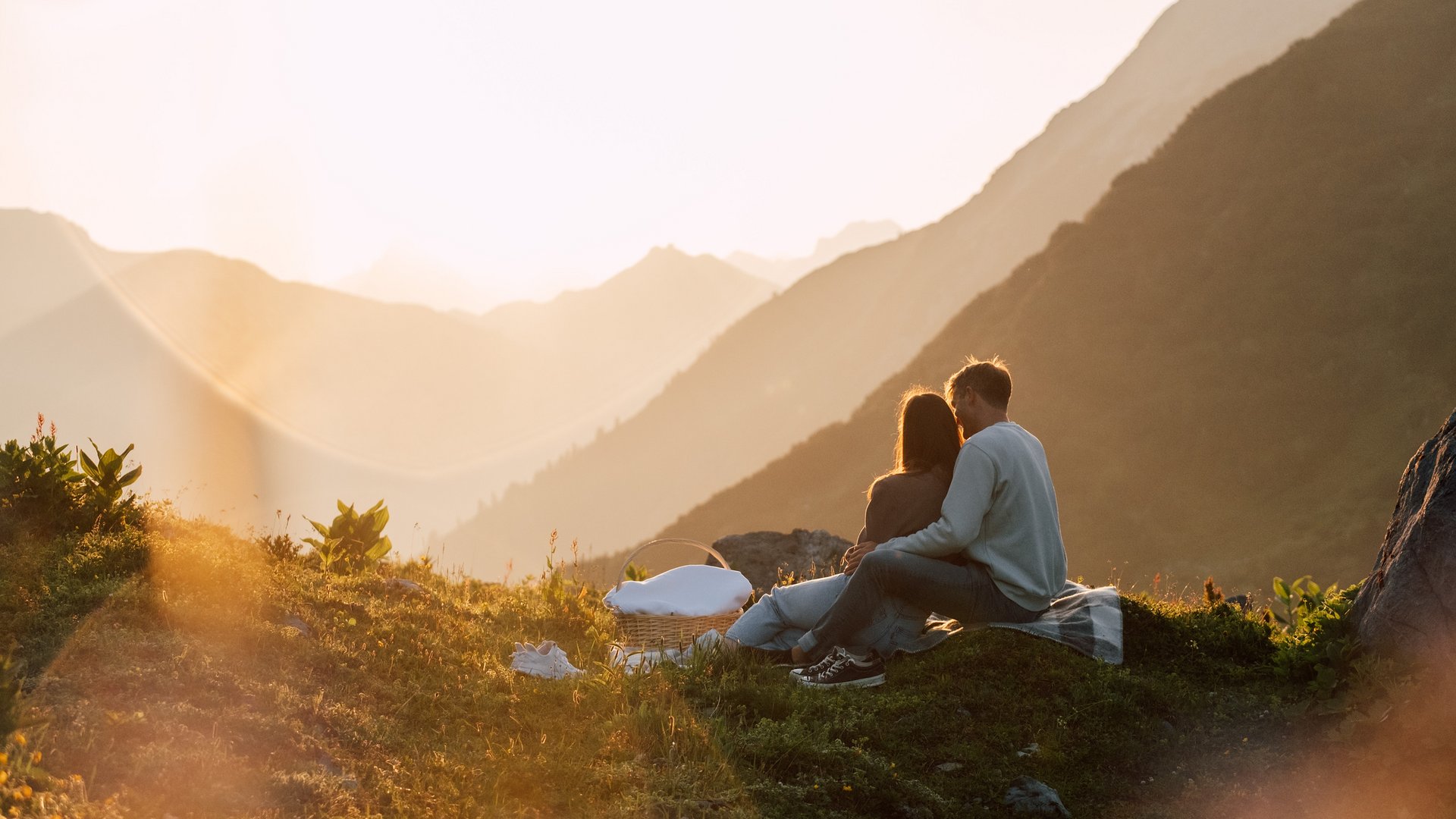 Sonnenuntergang in Lech genießen