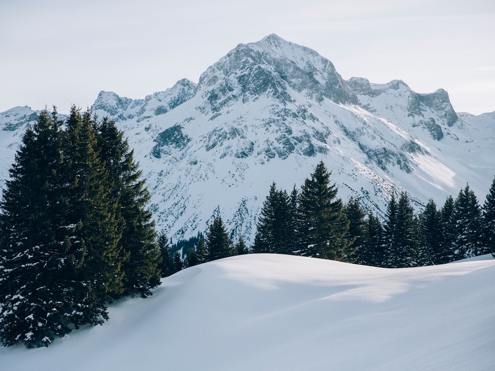 Winterlandschaft Lech