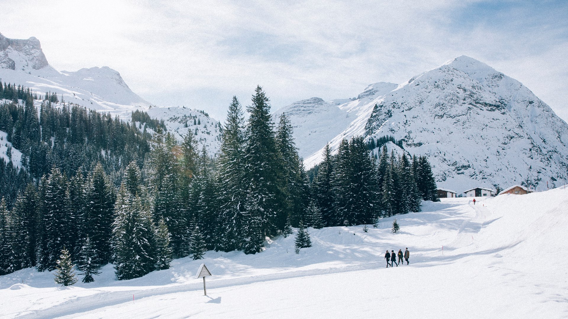 Winterlandschaft Lech