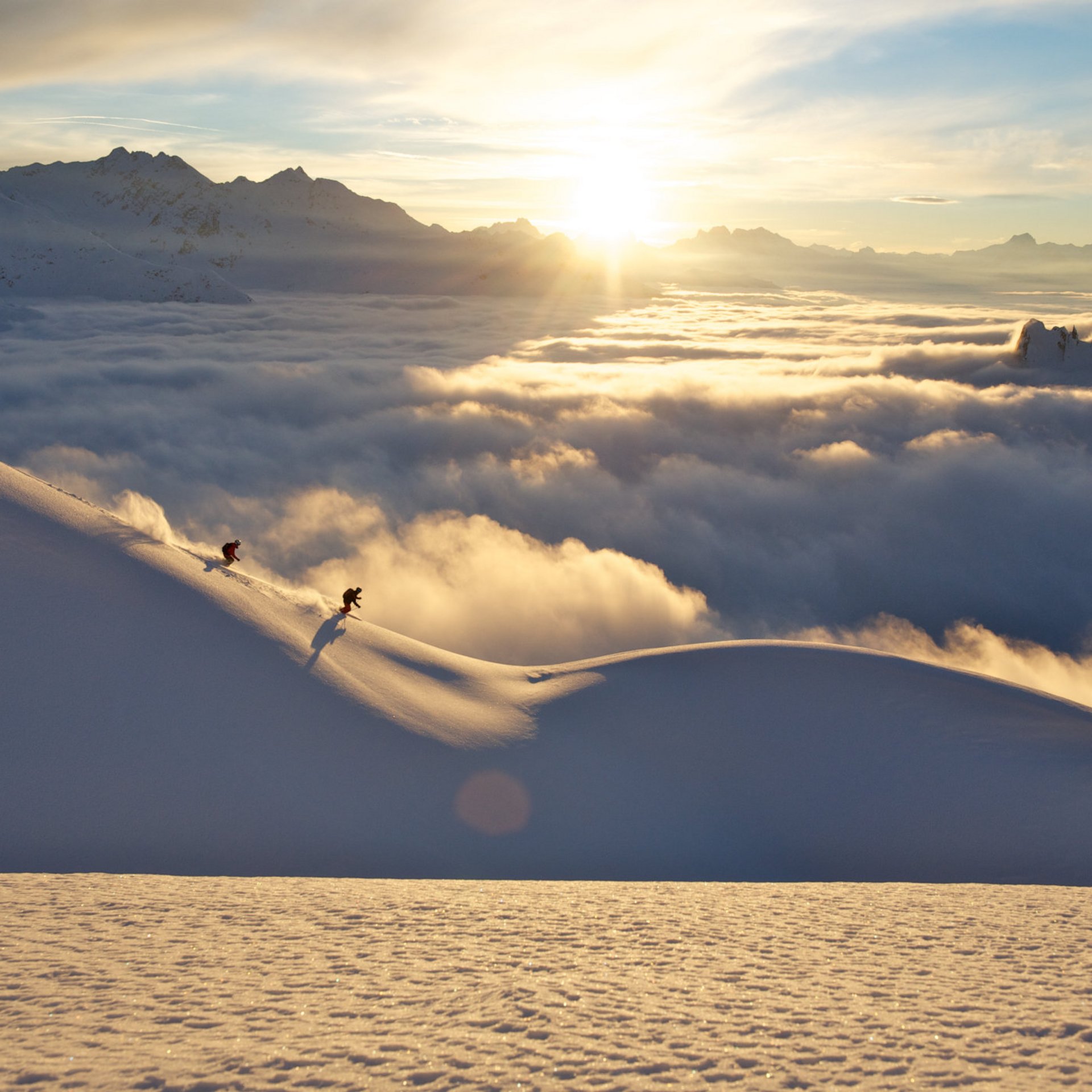 Winterlandschaft Lech