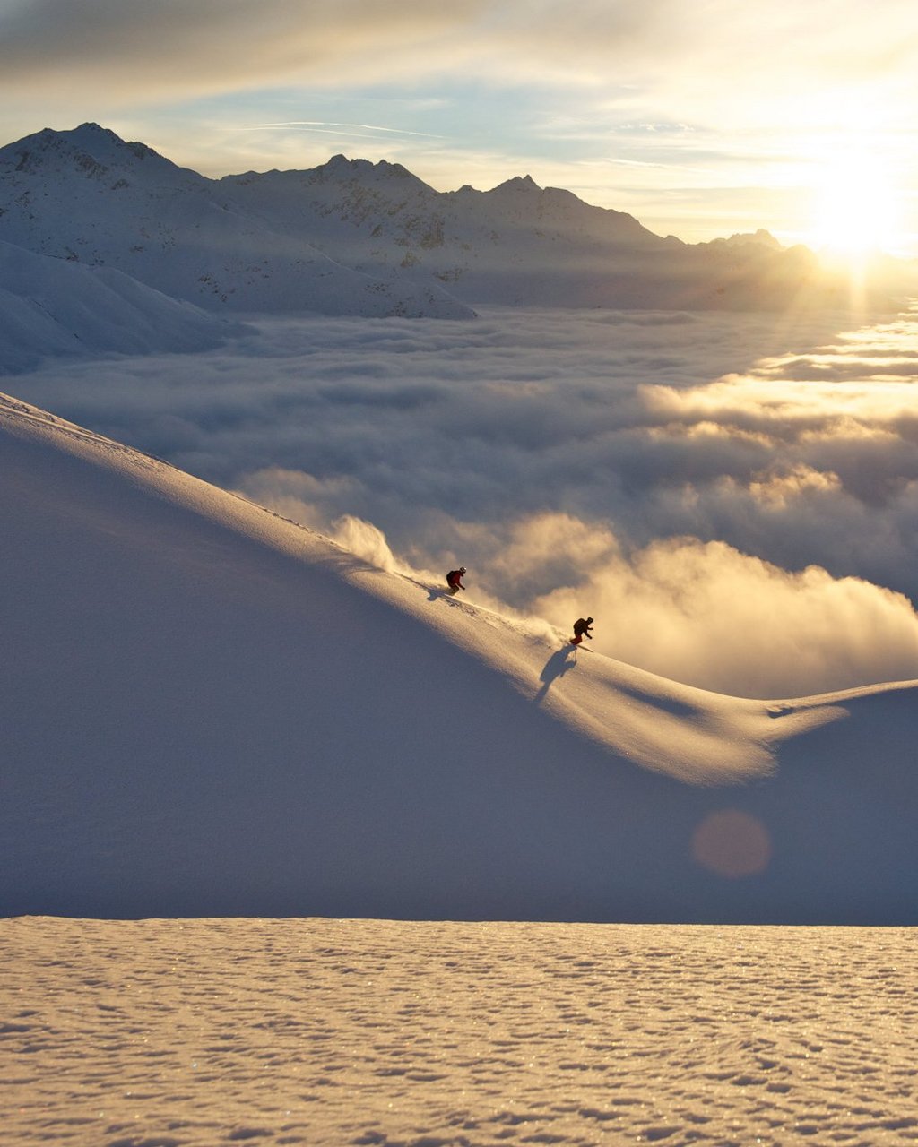 Winterlandschaft Lech