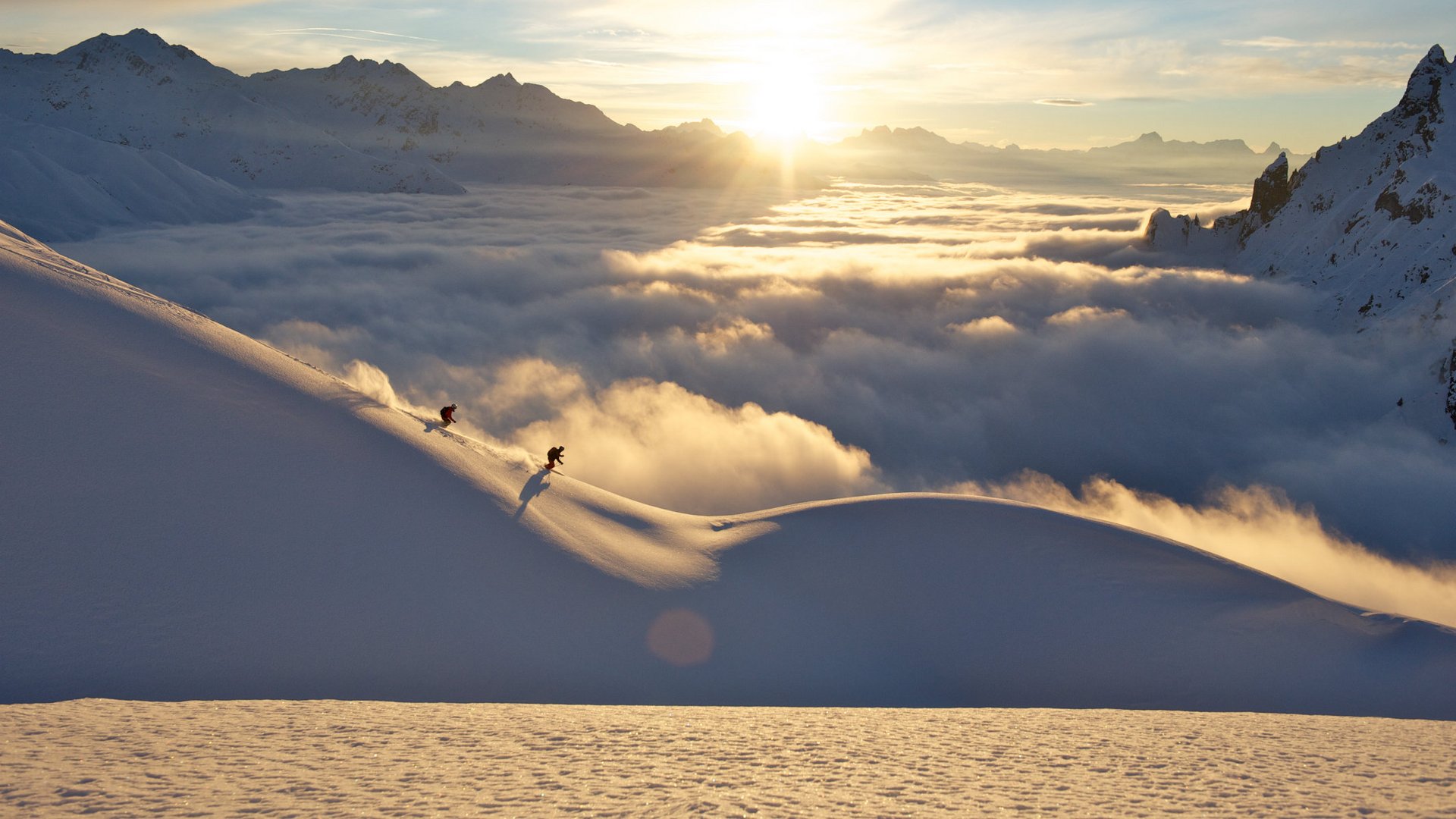 Winterlandschaft Lech