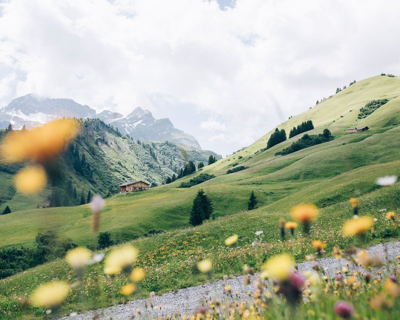 Neues aus der Post Lechs Berge Sommer