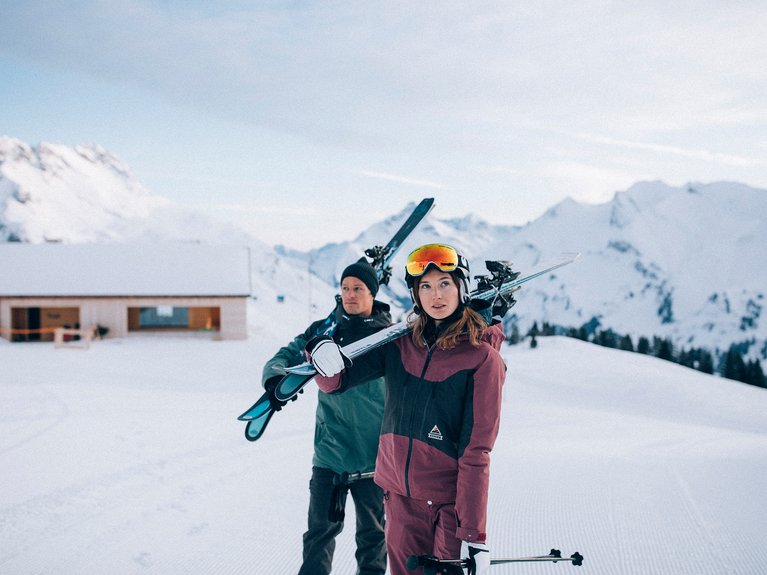 Skifahren in Lech